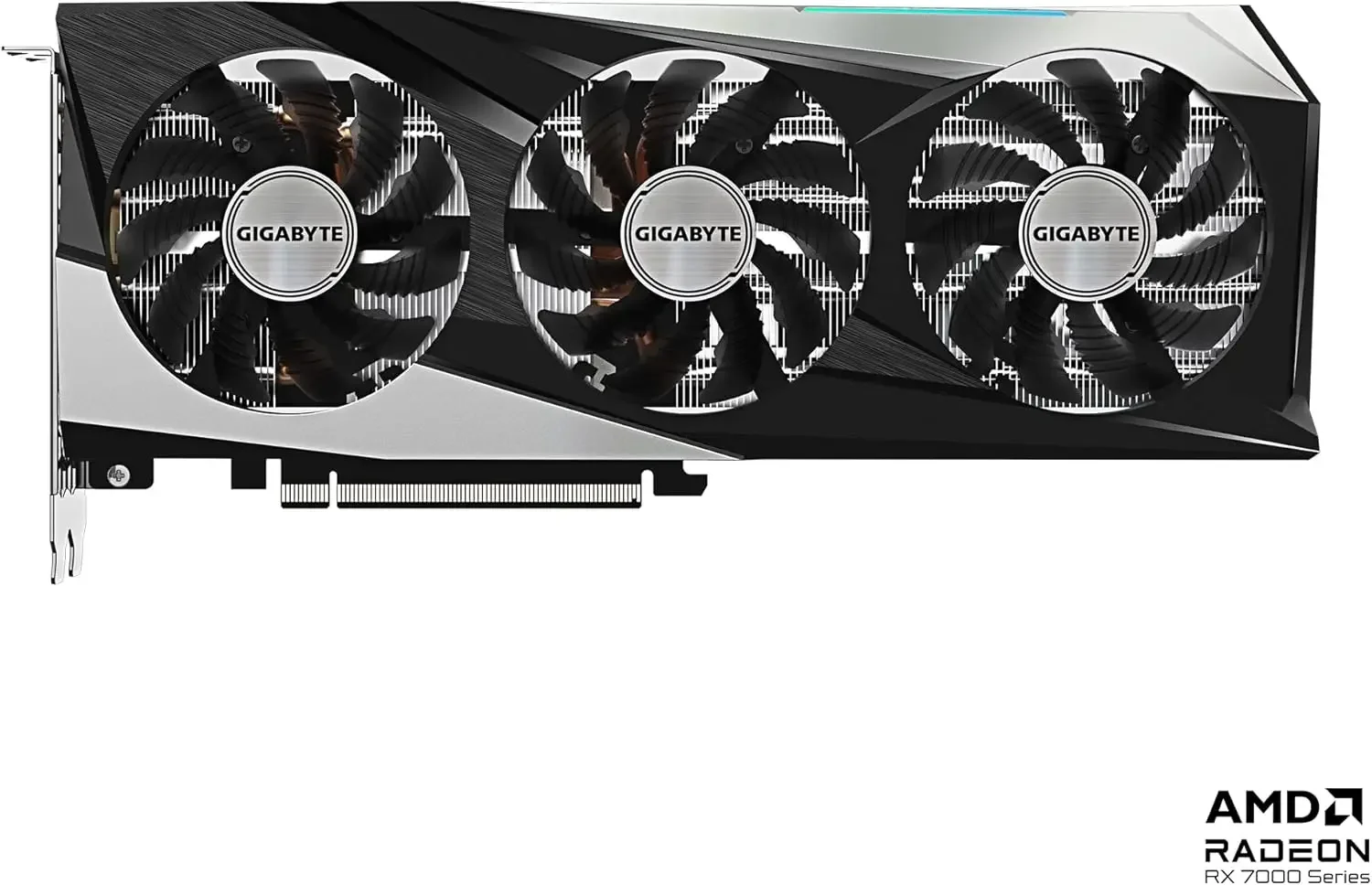 بطاقة رسومات GV-R76GAMING OC-8GD Radeon RX 7600 Gaming OC 8G، 3X WINDFORCE Fans 8GB 128-bit GDDR6، بطاقة فيديو
