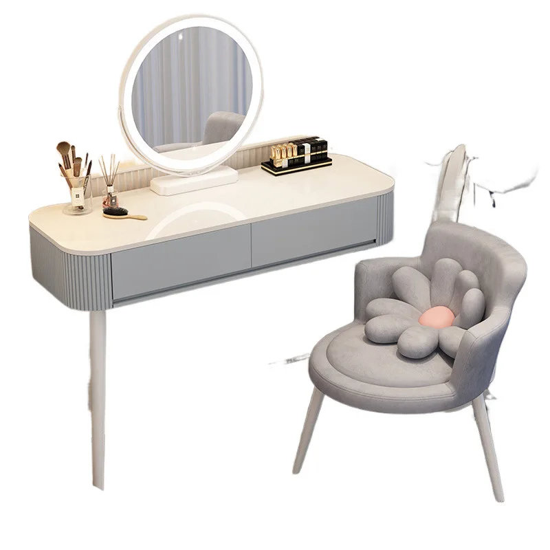 

Dresser bedroom simple modern small apartment dressing table light luxury wabi sabi