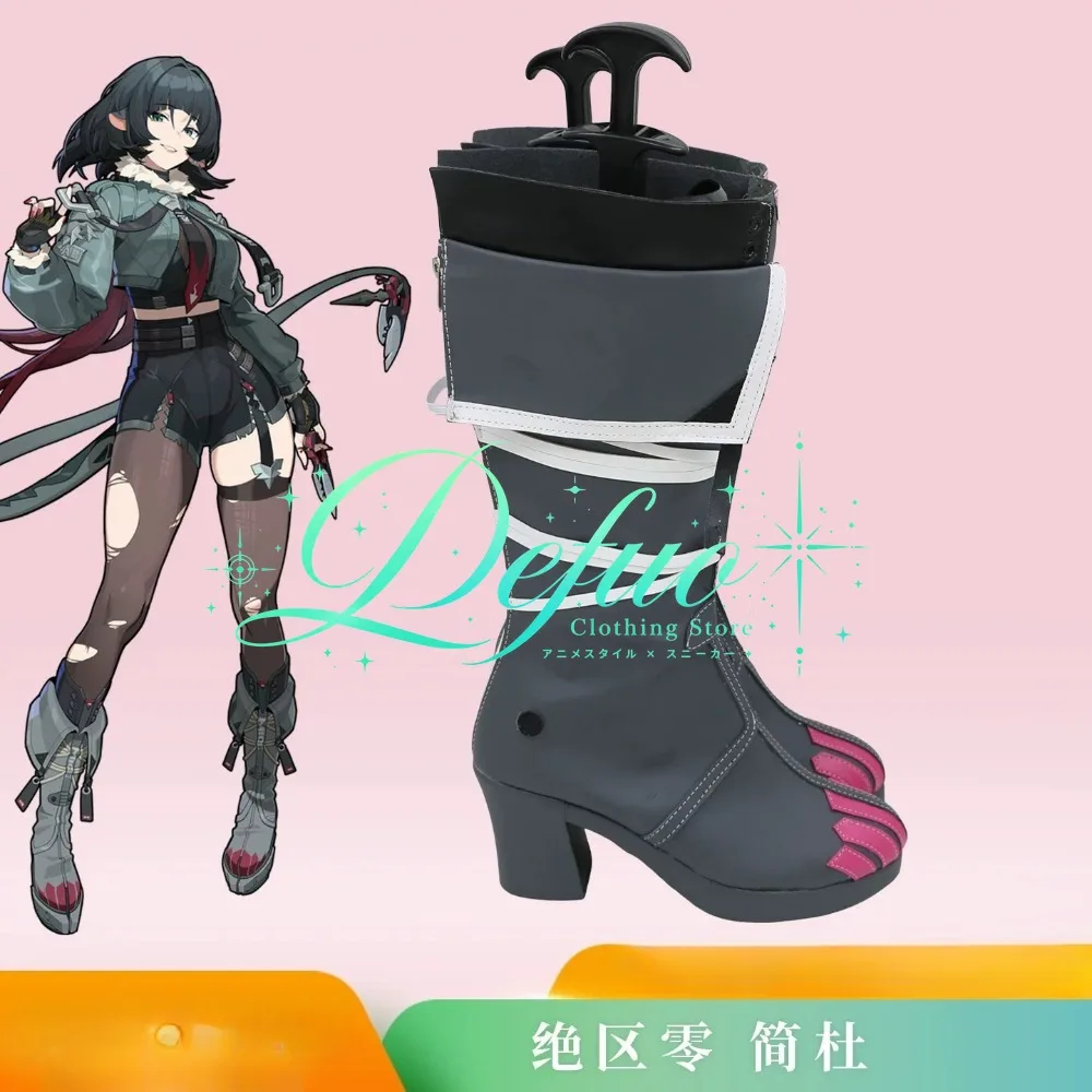 Zenless Zone Zero Role Playing Shoes Custom Boots Halloween Carnival Women's Shoes