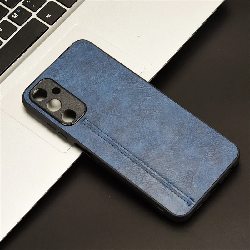 For Samsung Galaxy A05S 4G Case Suture Soft Edge PU Leather Hard Phone Cover For Samsung A05s GalaxyA05S 4G Case