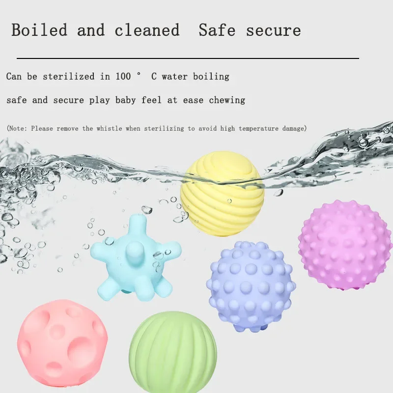 Baby Toys Hand Grip Balls Stroke Balls Tactile Sensory Baby Grip Soft Rubber Balls educational toys for children toddler toys