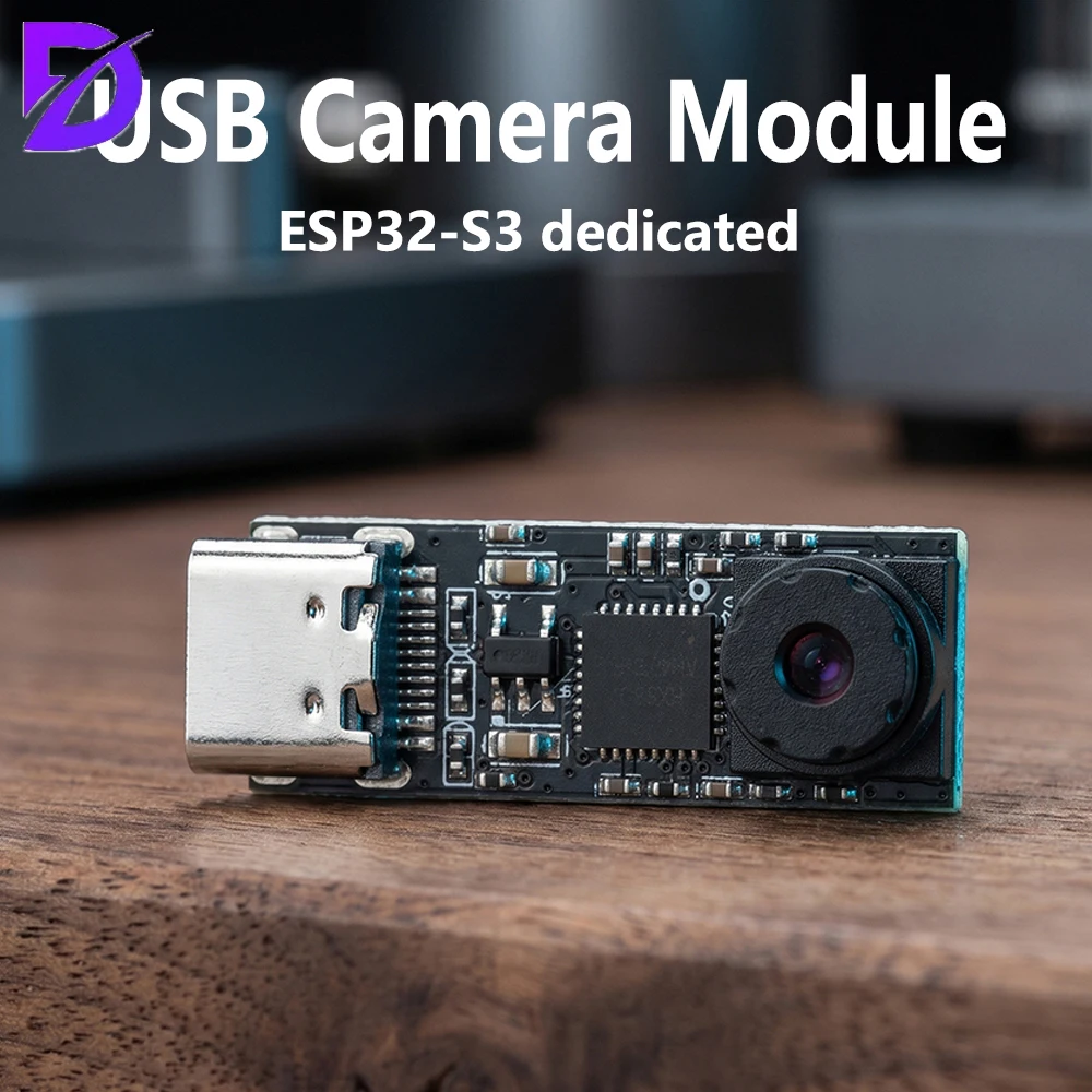 ESP32-S3 Camera Module 720P HD USB Type-C UVC Protocol Plug and Play for Linux Windows Embedded Vision Development