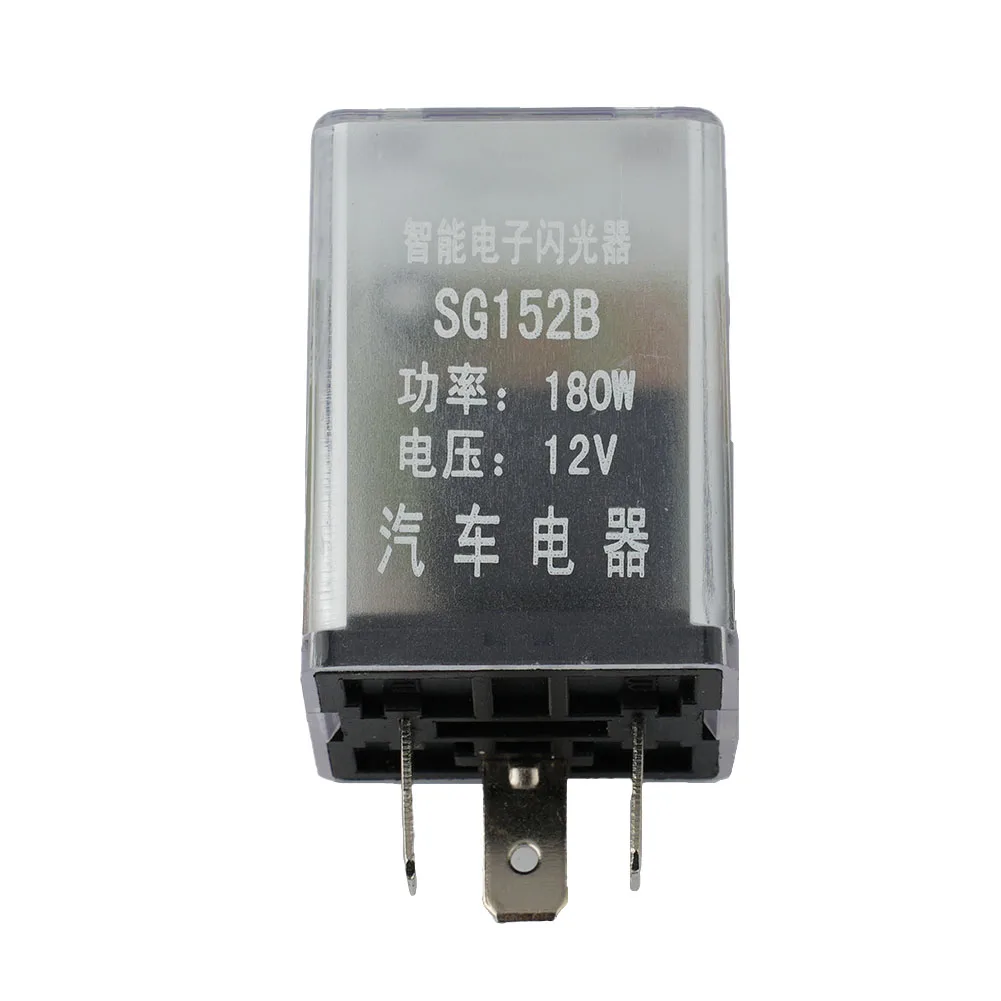 

Car LED Light Flasher Relay 12V 3Pin Turn Signal Rate Control Blinker Relay 180W Car Turn Signal Indicator Flash Relay