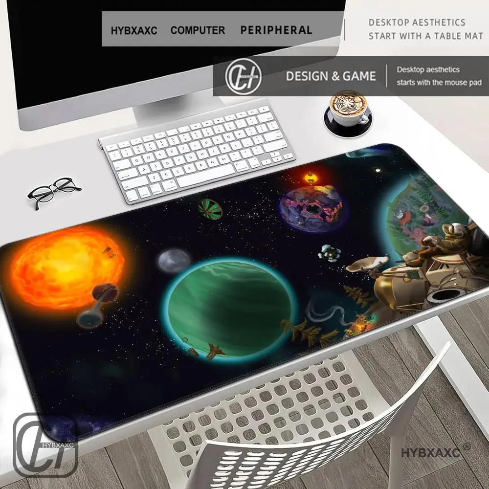 

Outer Wilds Mousepad Boy Pad Natural Rubber Gaming mousepad Desk Mat Size for Gameing World of tanks CS GO Zelda