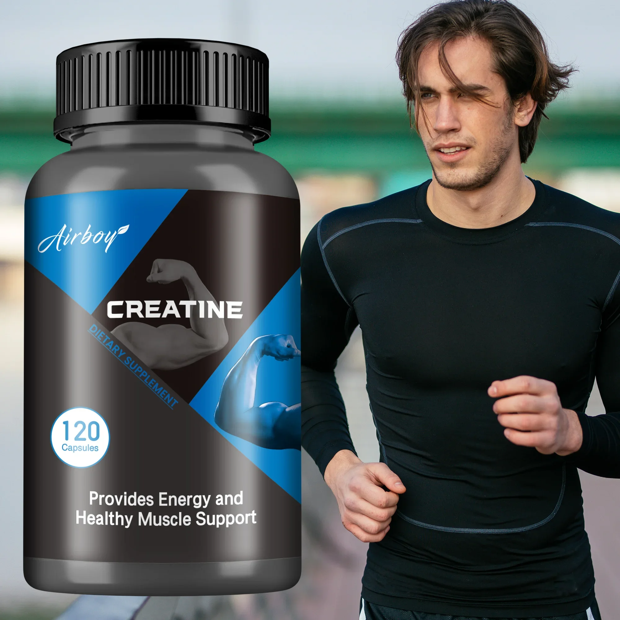 

Creatine Capsules - Enhance Muscle Strength,Promote Muscle Function, Metabolism,Improve Athletic Performance and Endurance