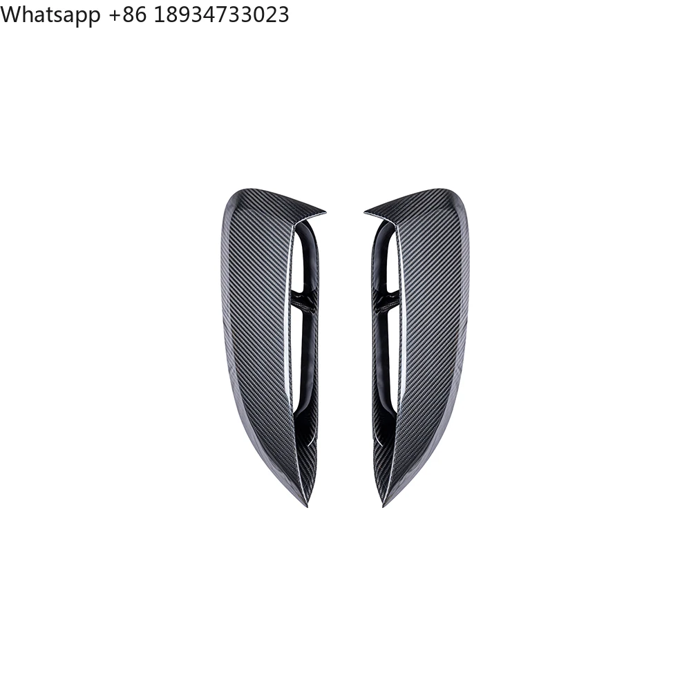 

KM Replacement Carbon Fiber Side Rear Fender Vents Real Air Vents 718 982 Cayman Boxster 2016-Up GT4 Style