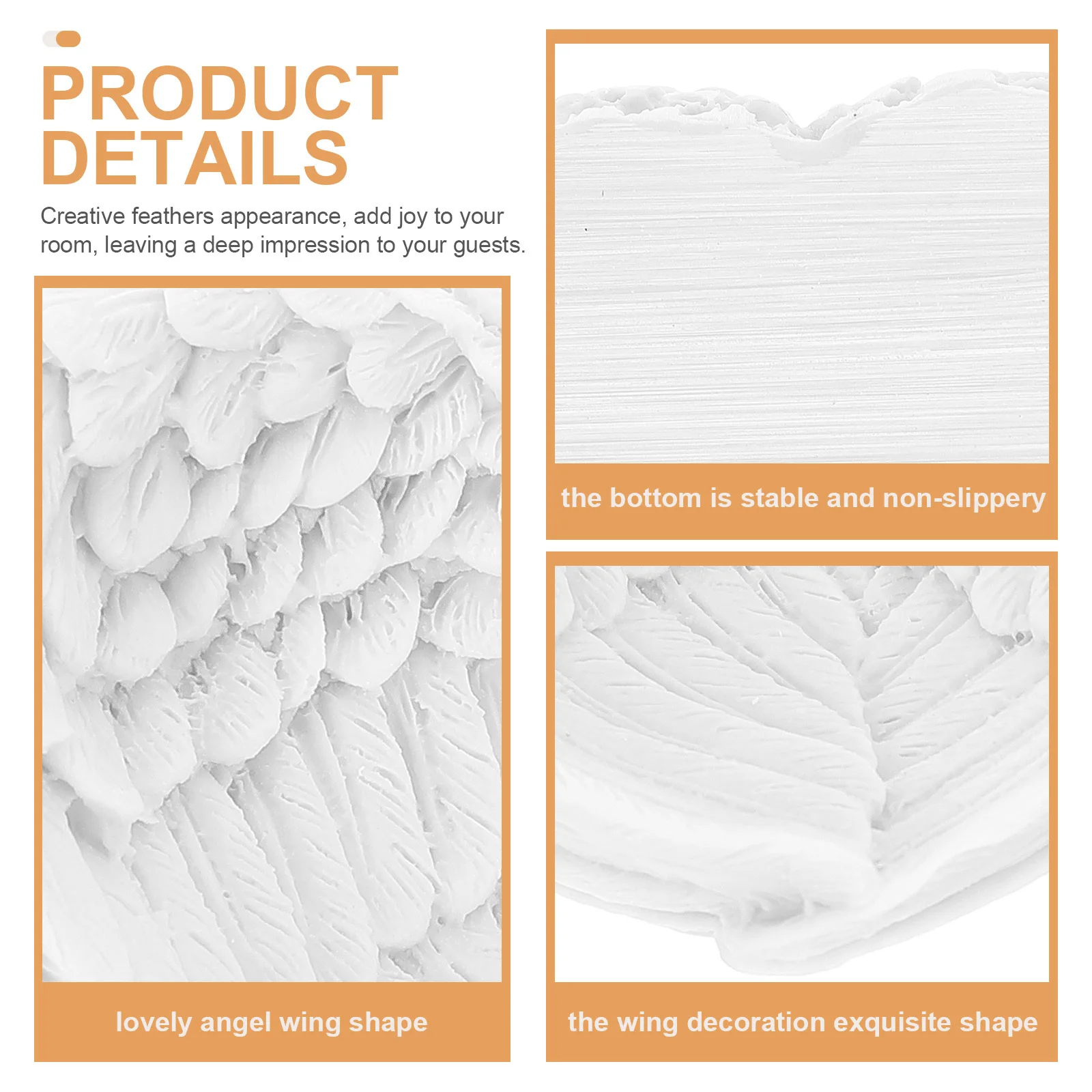 

Home Storage Ornament Tray Resin Key Plate Necklace Tray Multiscene Application Ecofriendly