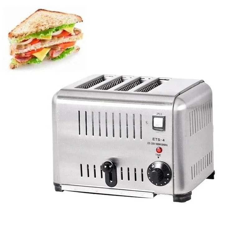 Commercial And Electric Hot Sandwich Maker Non-Stick Kitchen Toaster For Bread Sandwiches