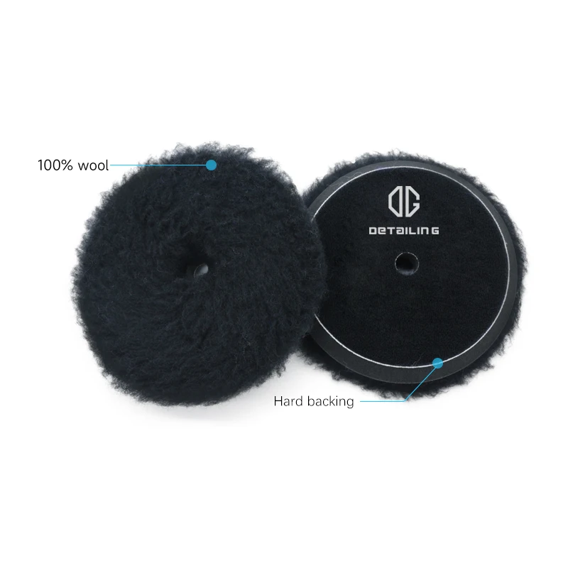 DETAILING Auto Polieren Pad Wolle Polieren Pads Wachsen Polieren Disc Reinigung Kratzer Entfernung Werkzeug 3/5/6 Zoll Selbst-Kleber – Detail 15