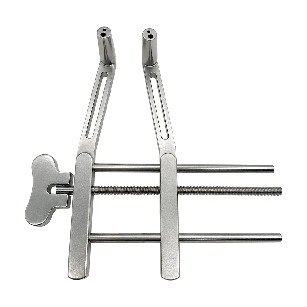 Retractor  aguja  tracción ósea  acero inoxidable, dispositivo  cierre  presión, instrumento quirúrgico ortopédico Autoclavable