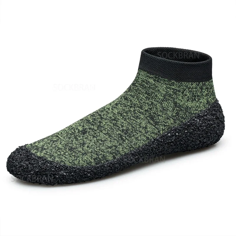 Men Barefoot Sneakers Women High Stretch Sock Shoes Lightweight Yoga Fitness Shoes Four Seasons Running Shoes Size 36-46