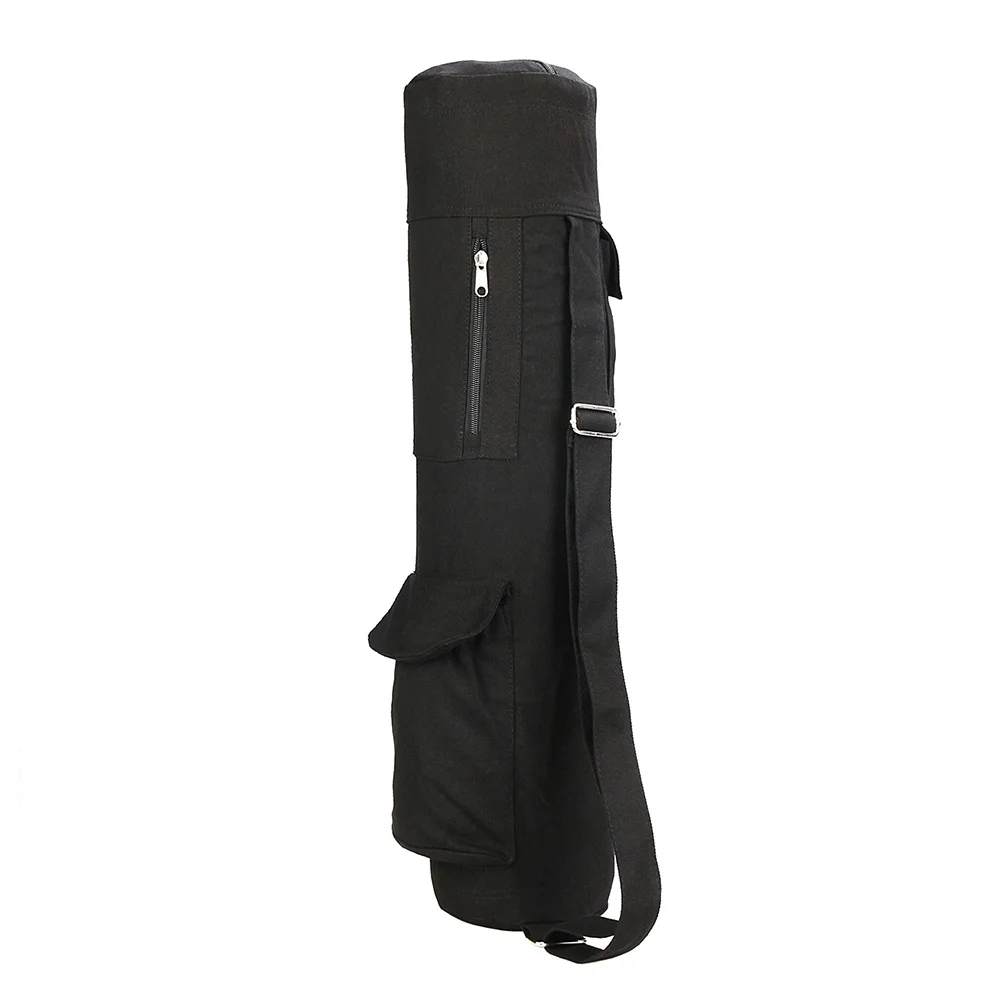 Yoga Bag Large Capacity Breathable Sling For Exercise Fitness Kettle Design Water Bottle Holder Phone Pocket Three Compartment