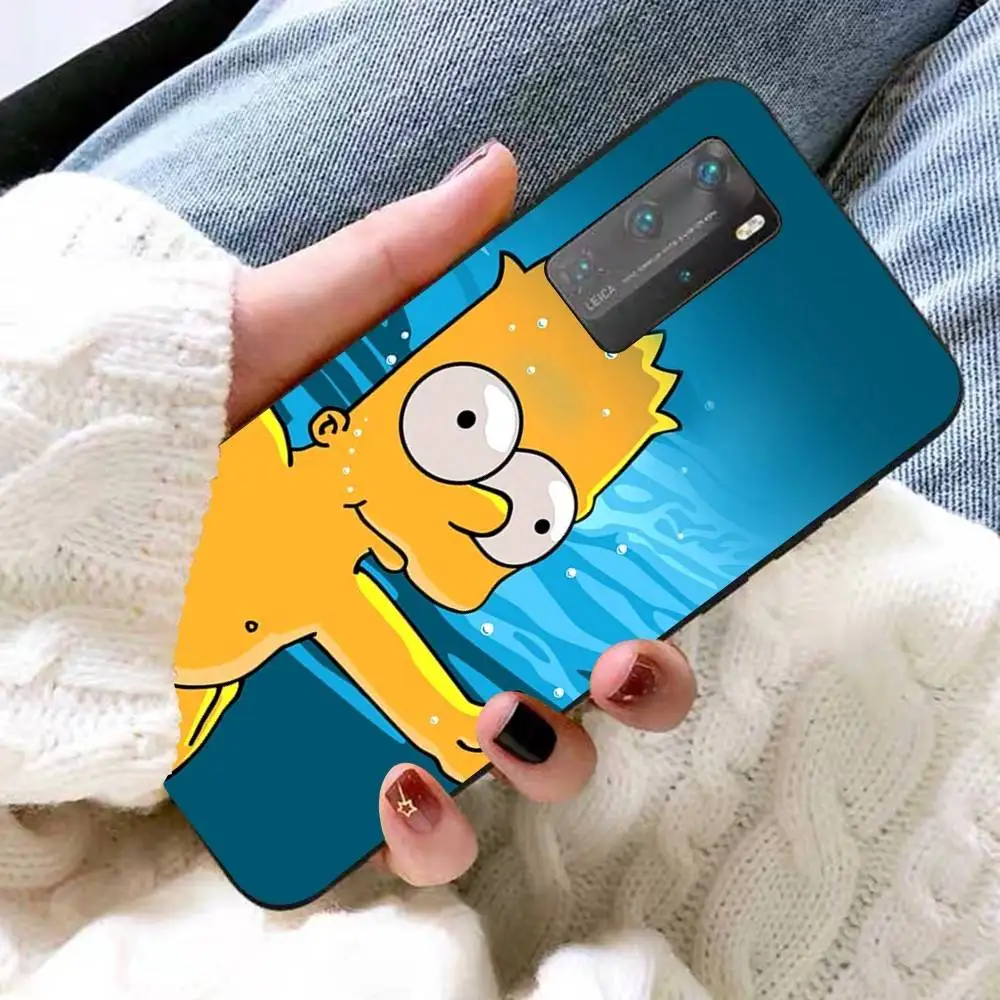 Funny Simpsons Family Phone Case For Huawei P 8 9 10 20 30 40 50 Pro Lite Psmart Honor 10 lite 70 Mate 20lite - view 3