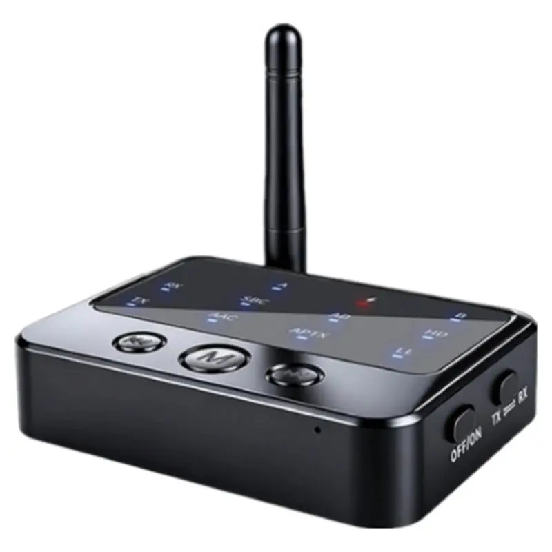 [NEW!A25P】 Low Latency Bluetooth 6.0 Receiver Transmitter Aptx-Adaptive HD/LL 3.5Mm AUX RCA Wireless Audio Adapter For PC TV