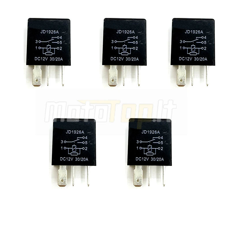 5PCS Auxiliary Relay For CFmoto CFORCE 400 500 600 800 1000 X5 X6 X8 U10 ZFORCE UFORCE 950 HO 600 Touring 800 Trail 9010-150350