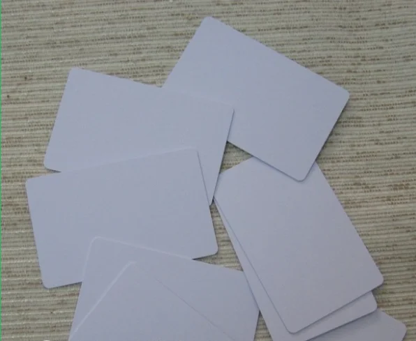 Dual Double Side Inkjet Printing Blank White 0.76mm Thin Inkjet PVC ID Card by Inkjet Printer 230pcs/lot