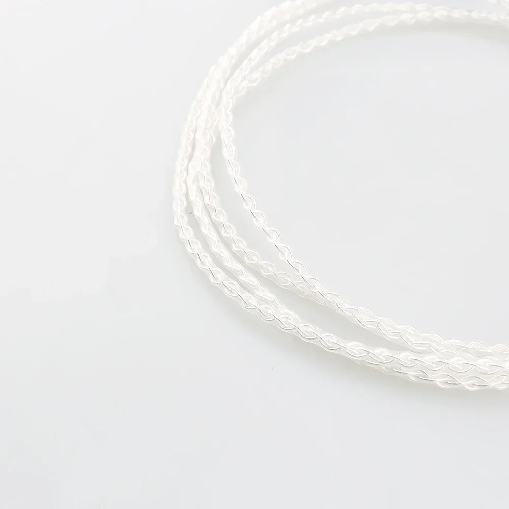 HIFI 3.5mm 4.4mm 2.5mm XLR 4 Core 99% 7n Pure Silver Earphone Cable For AKG K812 K872 Reference Headphone