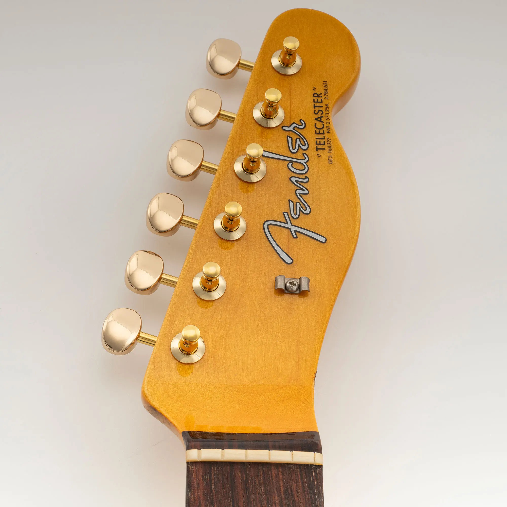 Musiclily Pro R15T 6-in-line 14:1 Ratio Semi Closed Vintage Hybrid Style Locking Machine Heads Tuners for Fender Squier ST Tele view 6