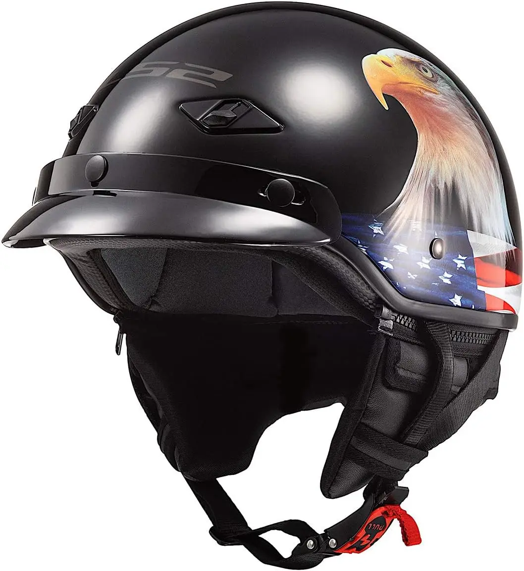 

(Medium)Helmets Bagger Motorcycle Half Helmet