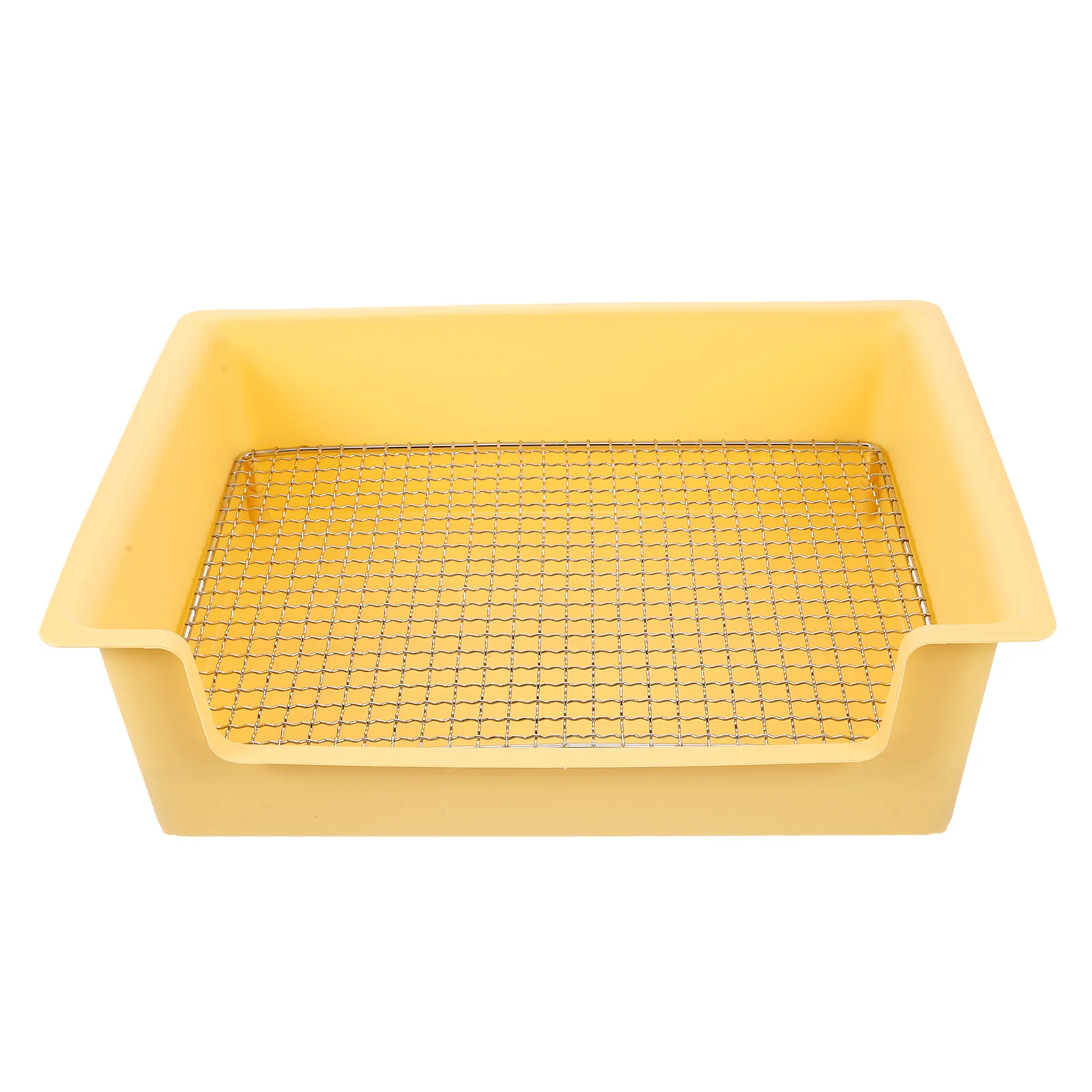 

Rabbit Toilet Ferret Litter Pan Small Pet Cage Supply Anti-fall Bunny Potty Indoor Tray Rat Litterbox