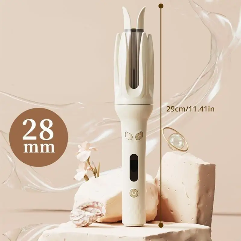 C4DA 28mm Haarblockler Elektrische Curling Tongs Friseur -Werkzeug für schnelle Heizung