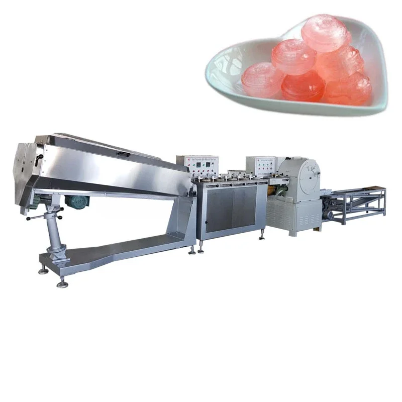 Small production line full automatic candy toffee making machine,lollipop candy making machine