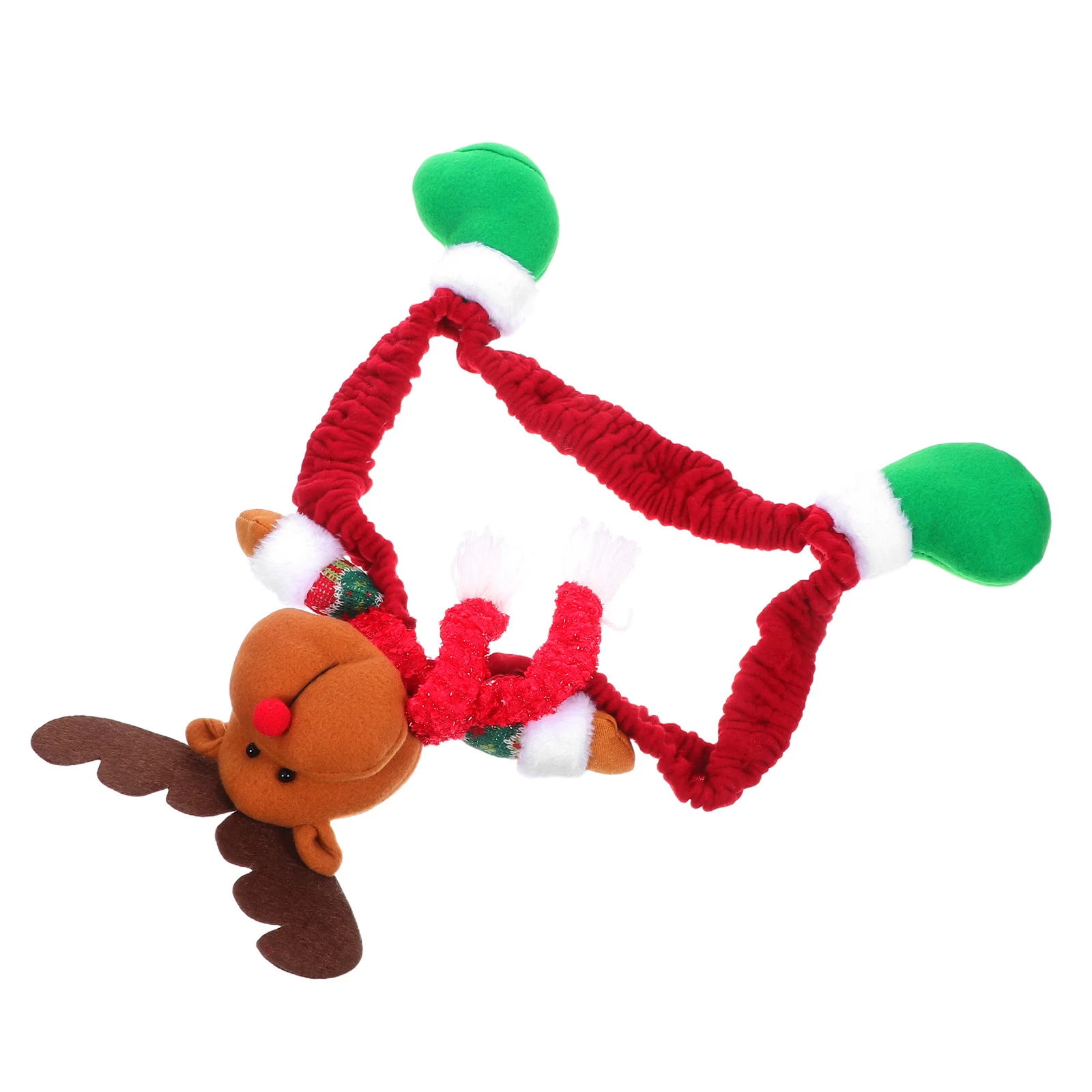 

25-35 Inch Computer Screen Cover Christmas Decoration Monitor Protector Festive Cartoon Frame Red Xmas Ornament Party