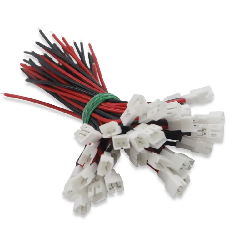 PH 2.0mm Pitch 2 Pin 10CM Male Female Cable Connector Micro PH 2.0 2P Plug Jack Socket Terminal  Connectors with Wires Cables