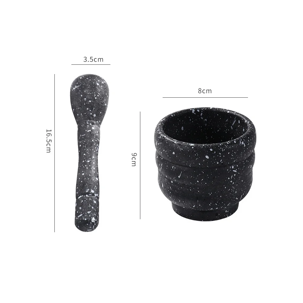 

1 set Manual Garlic Set Plastic Kitchen Gadget For Grinding Herbs Spices Chili Powder Pestle Muddler Tool