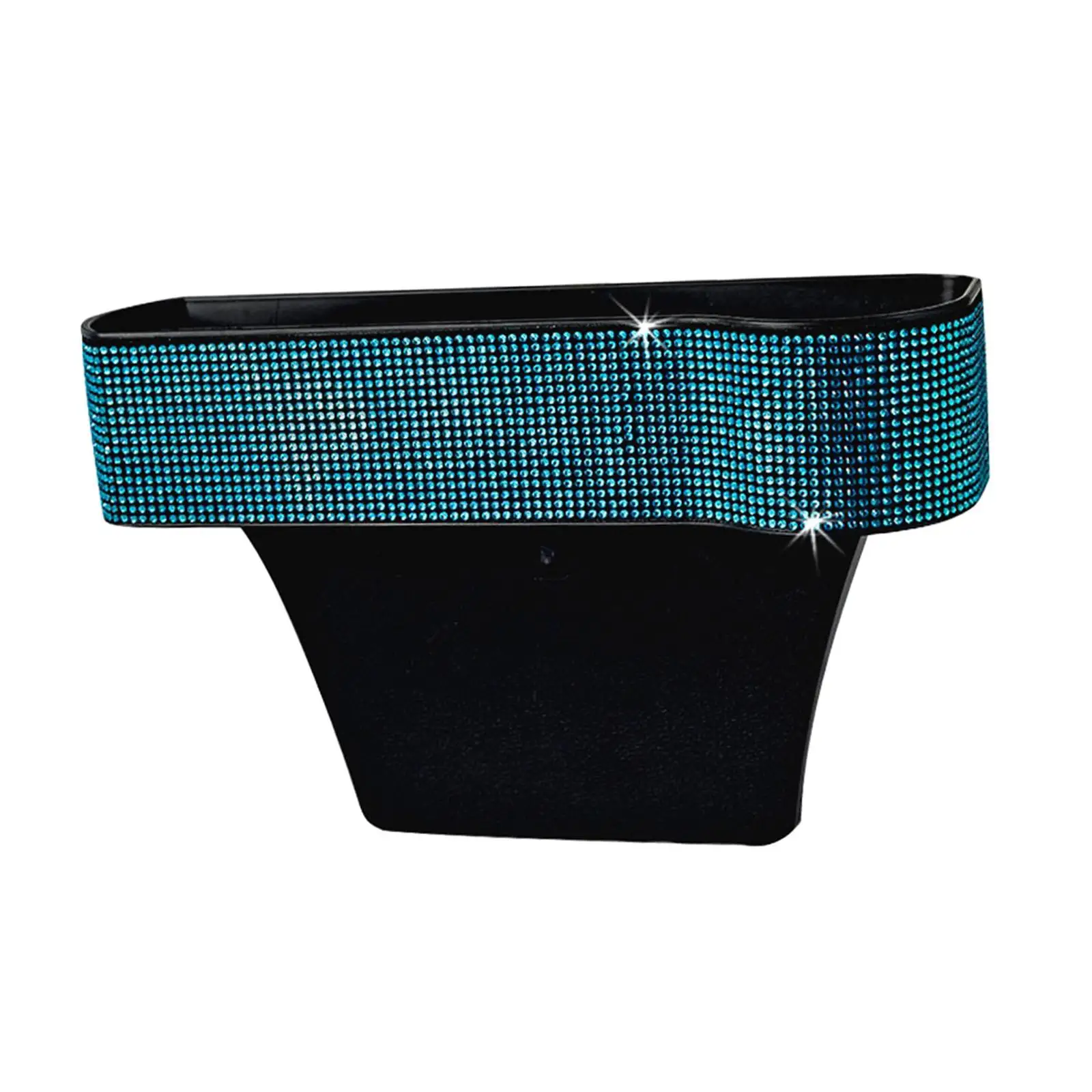 Car Seat Gap Filler Organizer Reserved Charging Hole Rhinestone Interior Accessory Seat Crevice Storage Box for Sundries image 3