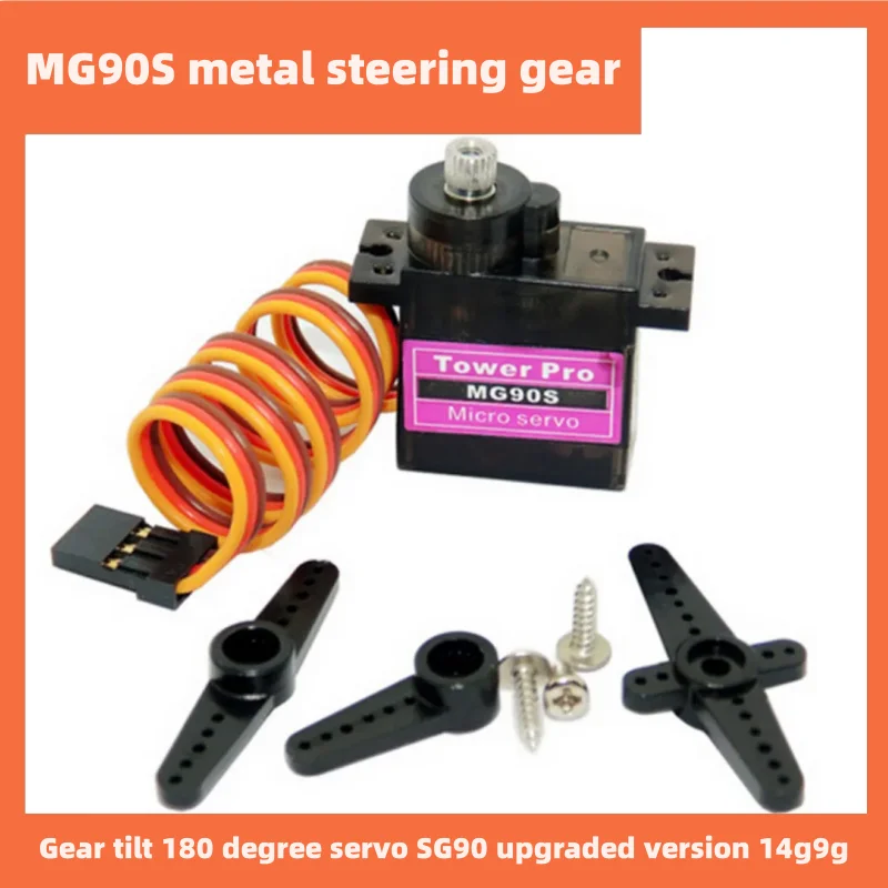 Wholesale Mini Digital 9g Servo MG90S Tower Pro Metal Gear SG90 Plastic Gear Servo For RC Robot Boat Car Truck Aircarft