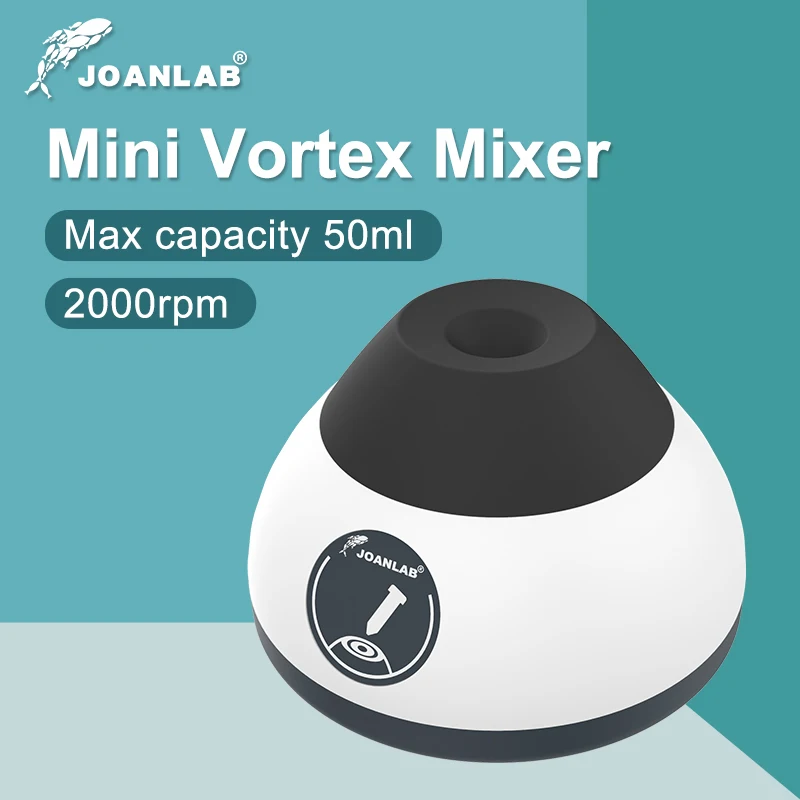 JOANLAB Mini Vortex Mixer Laboratory Tattoo Pigment Nail Polish Liquid Ink Mixer Shaker Lab 50ml 2000rpm VM-200