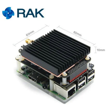 Cooler Radiator Aluminum Heat Sinks for RAK831 LoRa Gateway Developer Kit | Efficient Thermolysis | RAKwireless