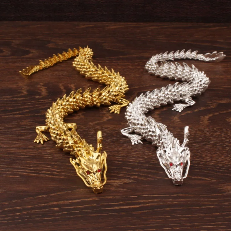 

Alloy Movable Dragon Chinese Style Craft Ornament Zodiac Dragon Wholesale