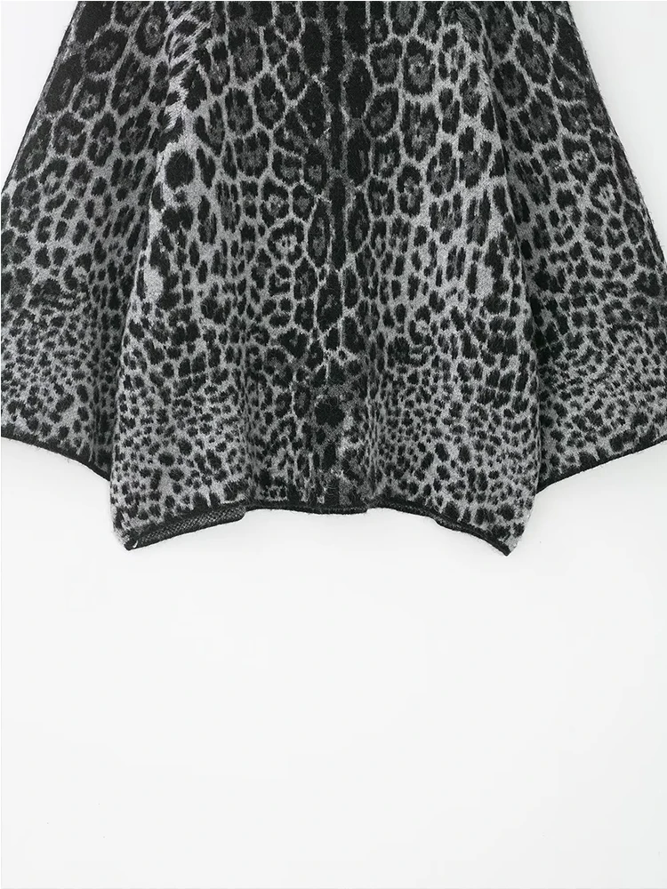 Chic Herbst Gestrickte Pullover Frauen Vintage Jacquard Pullover Mode Lässig Kurzarm Weibliche Elegante Strickwaren Top