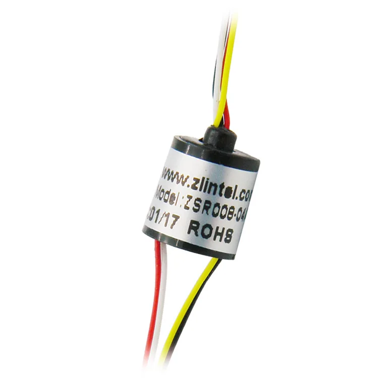 

Miniature conductive slip ring rotary joint
