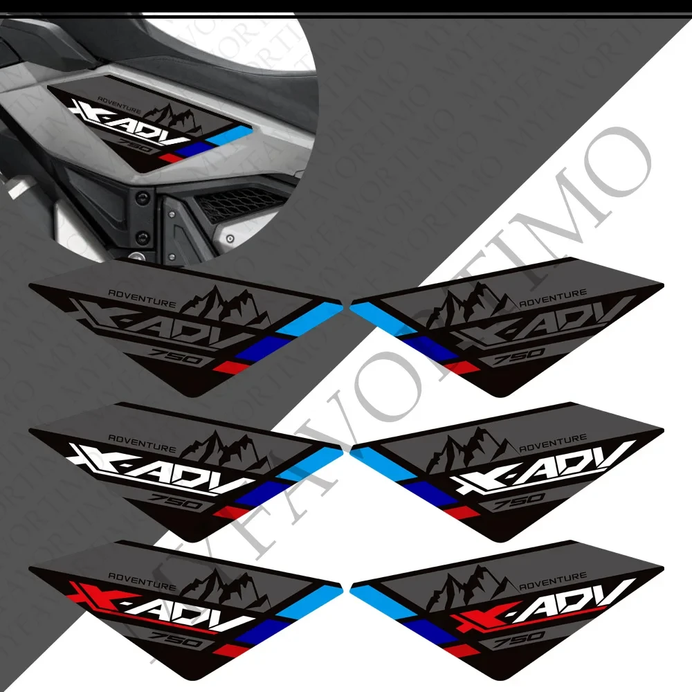 Pour Honda X-ADV XADV X ADV 750 protecteur précieux Pad Kit genou roue autocollants décalcomanies corps garde-boue coque pare-brise 2021 - 2024