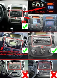 Rádio automotivo de áudio oem para kia ceed 2007 2008 2009 autoradio 2 din android 14 estéreo gps wifi bt carplay 7 ''multimídia automotivo