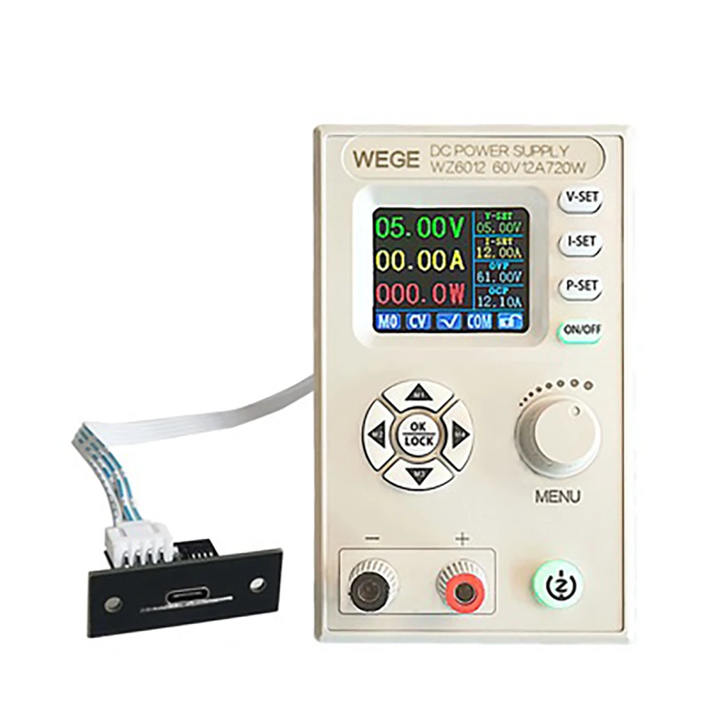 WZ6012 DC Step-down Converter 60V 12A Digital Control Adjustable DC Regulated Power Module Constant Voltage And Constant Current