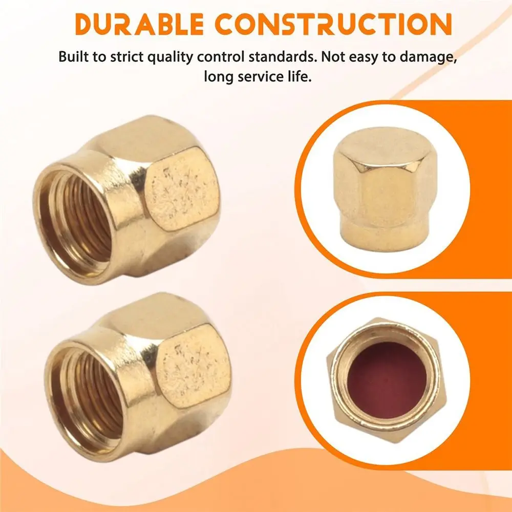 4Pcs SMA Plug SMA Plug Dustproof Cap Coaxial Connector Threaded Coupling Coaxial Connector Protective Cap Compact Design
