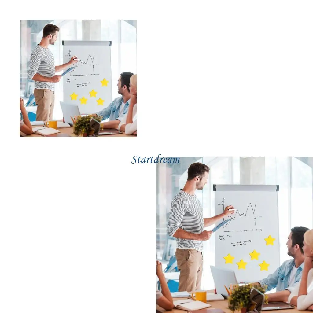 

Dry Erasers Whiteboard Cleaners 15PCS Star Pattern Felt Erasers Wipers K92C