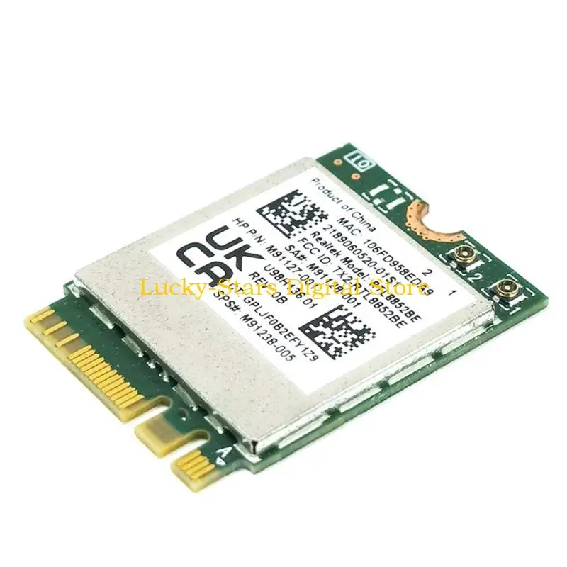 T3EE WiFi 6 BAND DUAL BAND AX1800 Realtek- RTL8852BE M2-NGFF Adattatore Bluetooth-compatibile Bluetooth5.2 Wifile Wifi Wifi Wifi