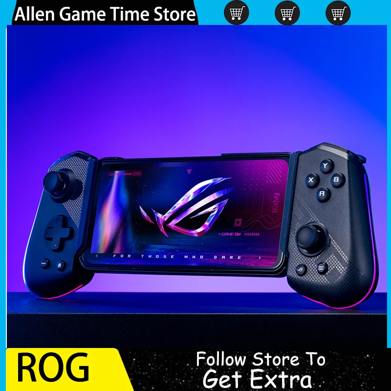 Rog Game Controllers Wireless Collapsible Gamepads Gaming Profession Controllers With Hall Rocker For Most Phone Game Customized