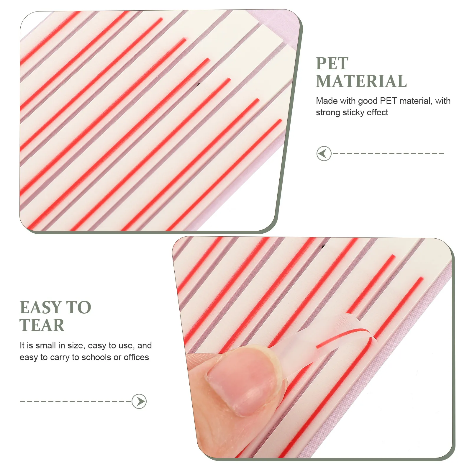

Highlighter Strips Stickers Transparent Page Markers Book Annotation Tabs For Reading Learning Office Supplies Pet