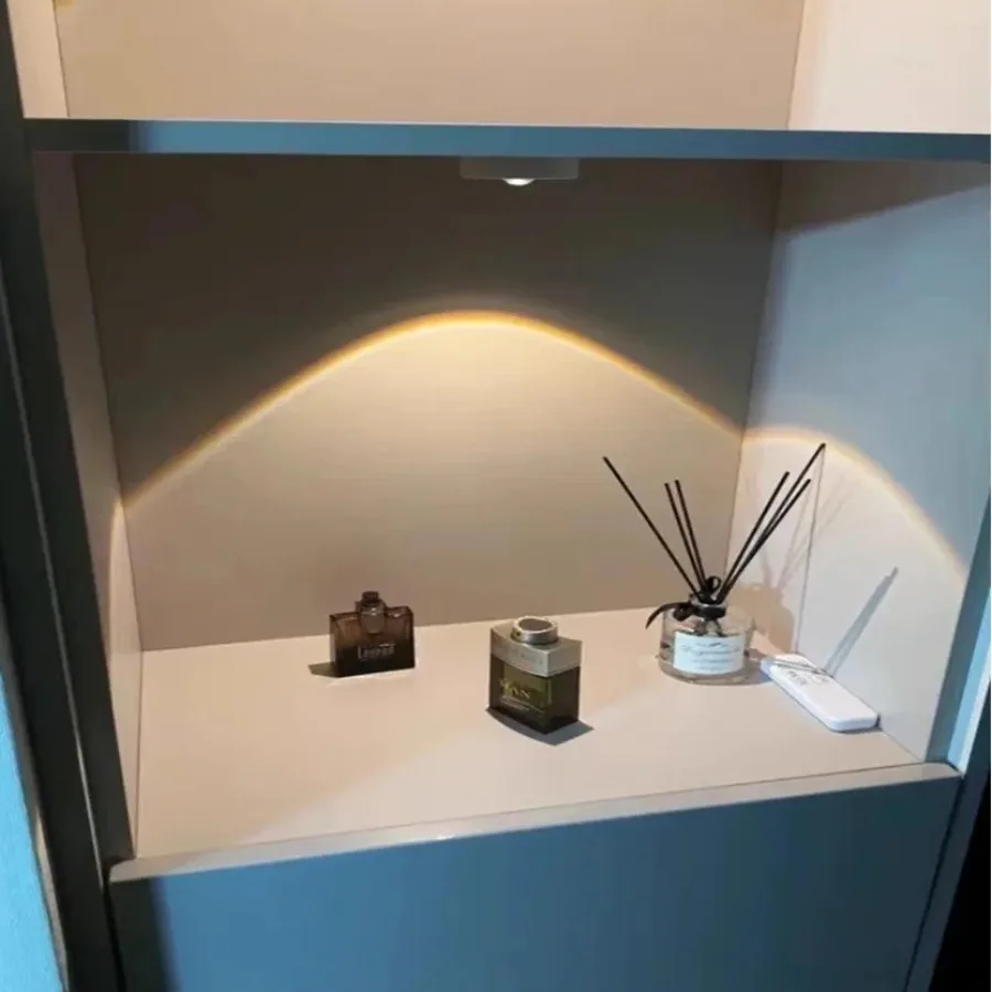 LED Super Bright Wireless Night Light with Remote Control Dimmable LED Under Cabinet Lights for Closets Kitchen Wardrobe Bedroom