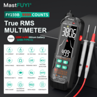 MASTFUYI USB Charge Digital Multimeter AC DC Voltage Current 9999 Count True RMS Auto Range Voltmeter Capacitance Ohm Tester