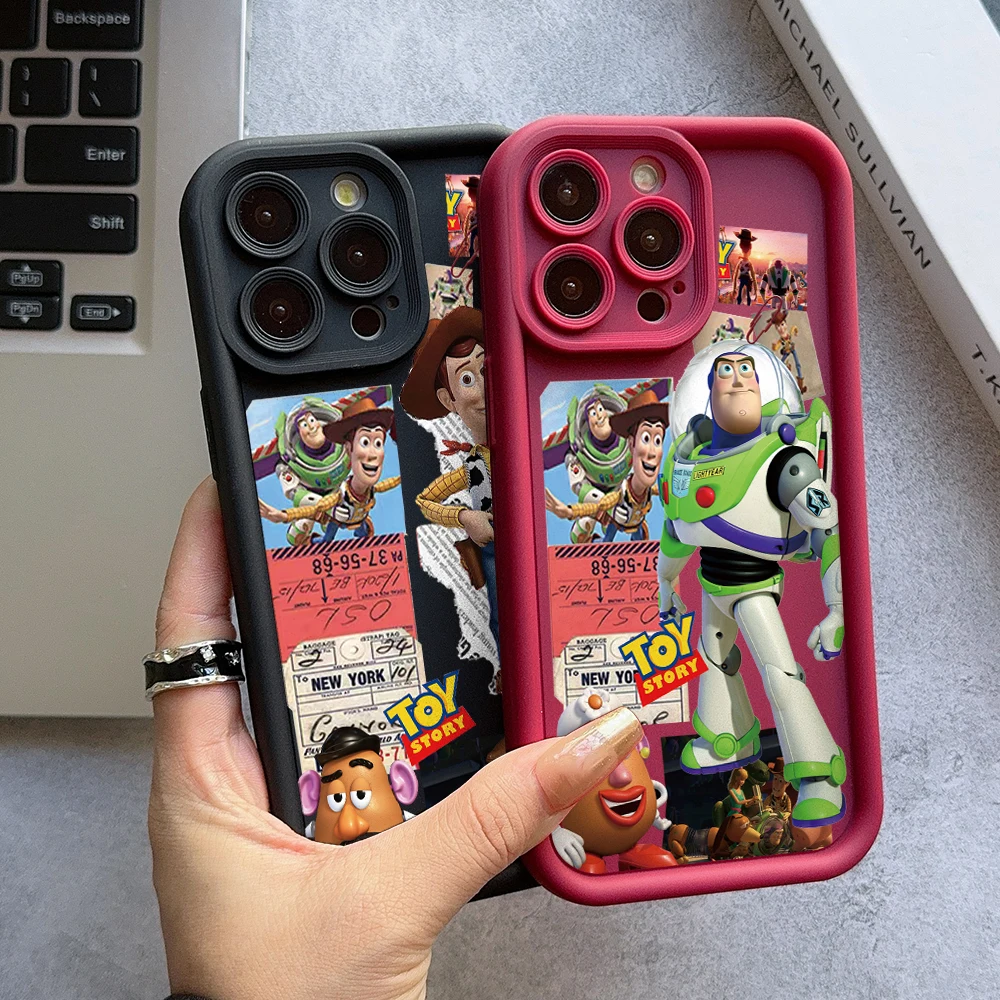 

Toy Story Buzz Woody Phone Case for Xiaomi Redmi Note 13 12 12S 11 11S 10 9 8 Pro Plus A3 13C 12C 10C 9C 4G 5G Ladder Lens Cover