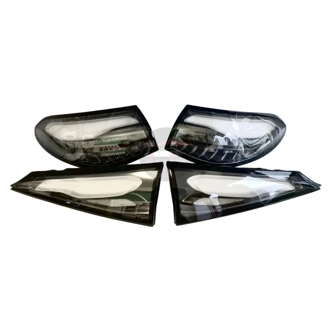 A Set For Mercedes Benz GLC W254 X254 LED Tail Light Assembly Custom Clear Venom Style Plug And Play Rear Lamp