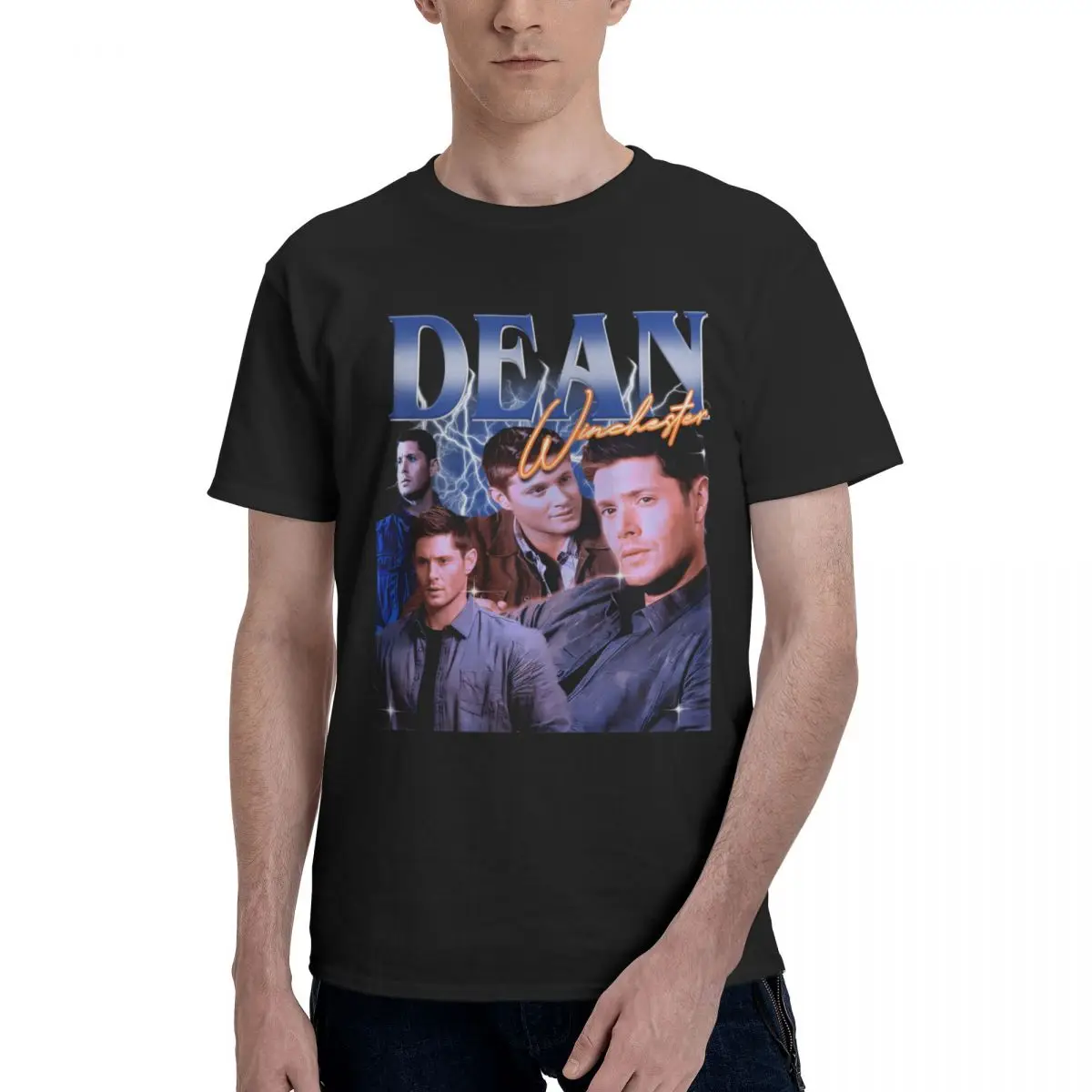 Dean Winchester T Shirts Graphic Y2K Idea Crewneck Mens Women T Shirts Clothes