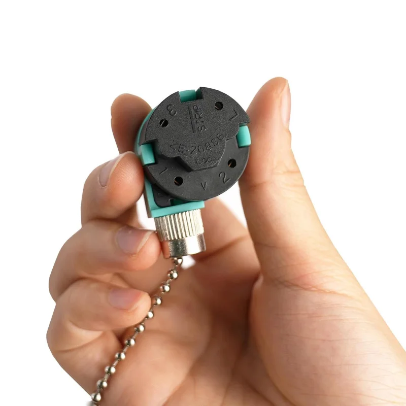 مفتاح سلسلة سحب مروحة السقف 3 سرعات 4 سلك، ZE-268S6، ضوء ومجموعات (أ)